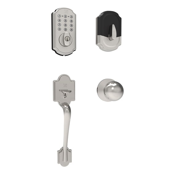TurboLock Front Door Lockset Combo Digital Deadbolt with Keypad Entry Handle
