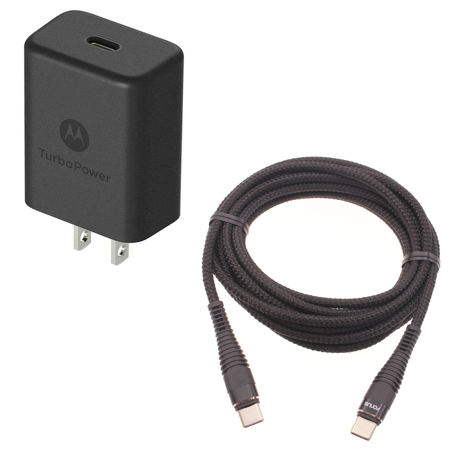TurboPower PD 27W Fast Home Charger for Motorola Moto G Stylus 5G (2024) - 6ft TYPE-C Cable USB-C Power Adapter Travel for Motorola Moto G Stylus 5G (2024)