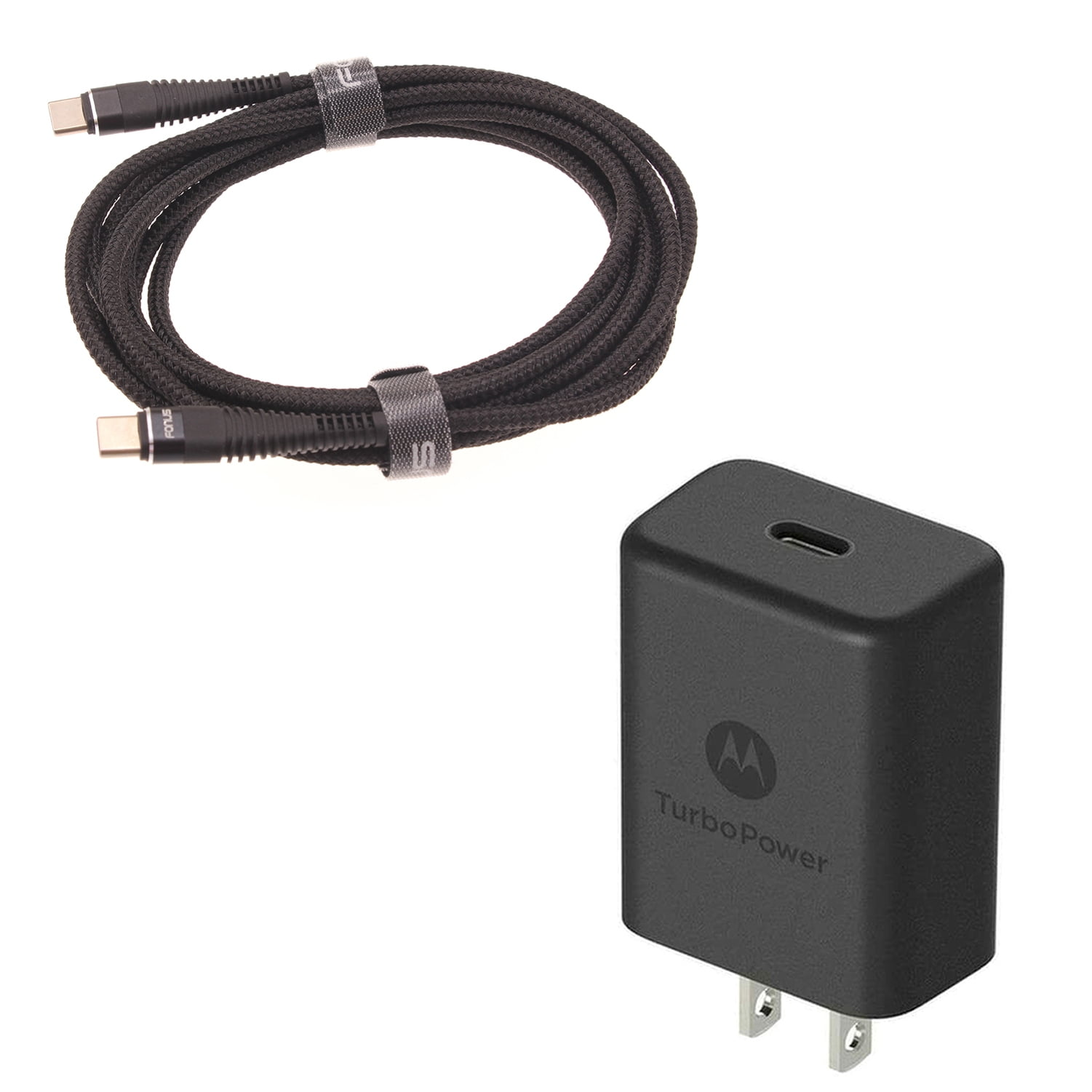 TurboPower PD 27W Fast Home Charger for Motorola Moto G Power 5G (2025) - 6ft TYPE-C Cable USB-C Power Adapter Travel
