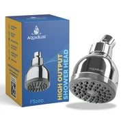 TurboSpa 3 Inch High Pressure Shower Head w/Flow Restrictor Melts Stress into Bliss at Full Power. 42 Nozzle Wide Spray High Flow Showerhead Drenches You Fast, No Dry Spots Guaranteed - Chrome