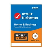 TurboTax Home & Business 2023 Fed + E-file & State (CD)