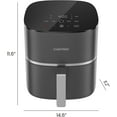 thumbnail image 1 of TurboX 4-in-1 Air Fryer - 5-Quart, Gray, for Crispy Chicken, Fries, Wings, and More, 1 of 6