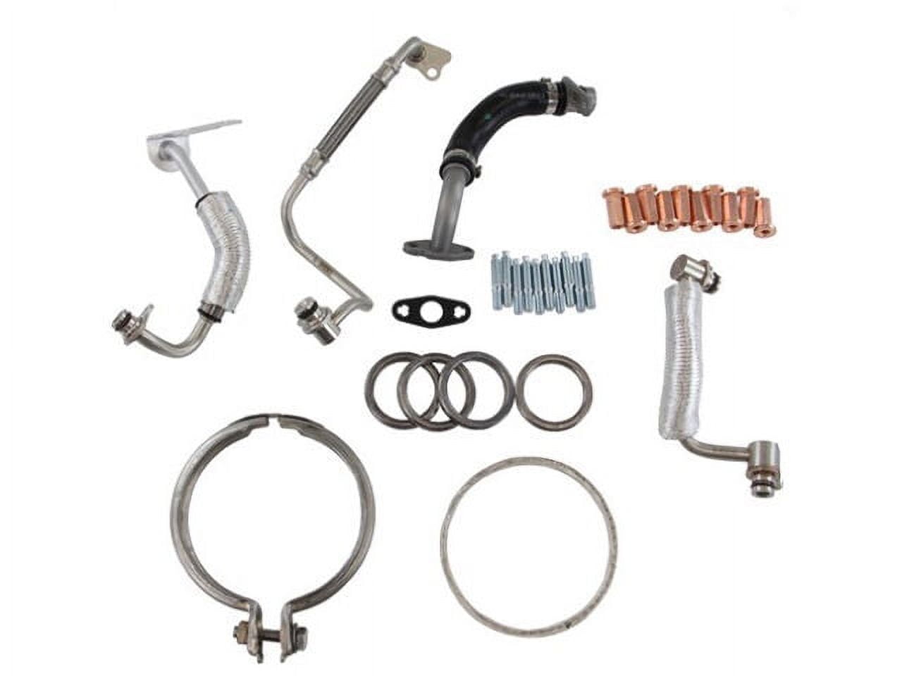 Turbocharger Coolant and Oil Supply / Return Line Kit - Compatible with ...