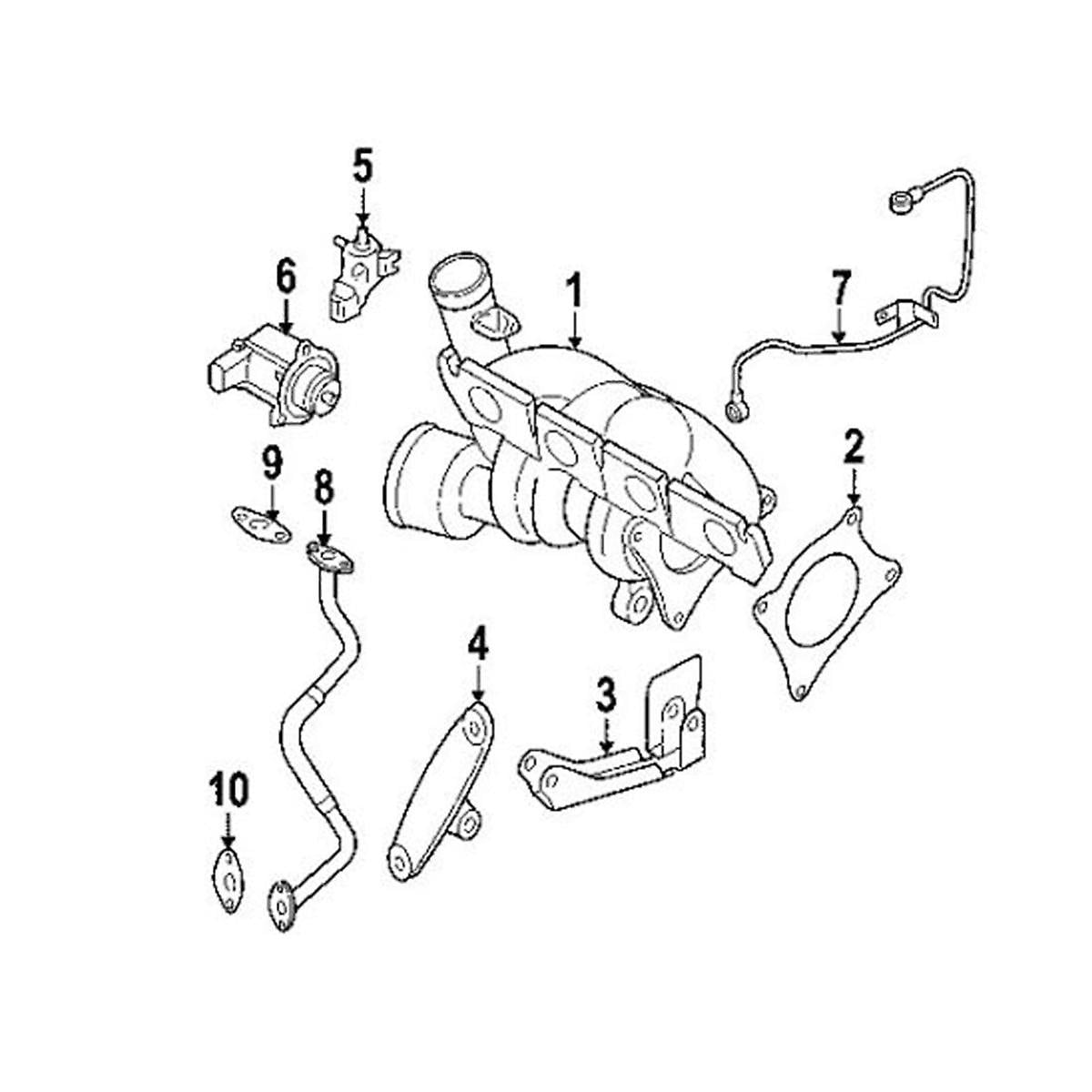 Turbocharger Cut Off Diverter Valve Recirculation 06h145710d For A3 A4 ...