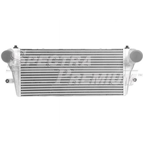 Turbocharger Intercooler Air Cooler - Compatible with 1994 - 2002 Dodge Ram 2500 5.9L 6-Cylinder Diesel 1995 1996 1997 1998 1999 2000 2001