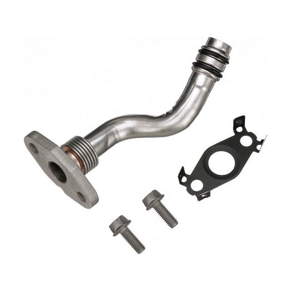 Turbocharger Oil Return Line - Compatible with 2010 - 2013 Audi A3 2.0L 4-Cylinder Diesel - Gates