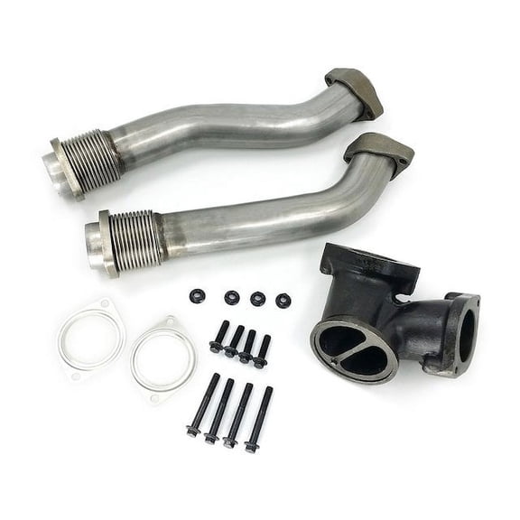 Turbocharger Up Line Kit - Compatible with 2000 - 2003 Ford Excursion 7.3L V8 2001 2002