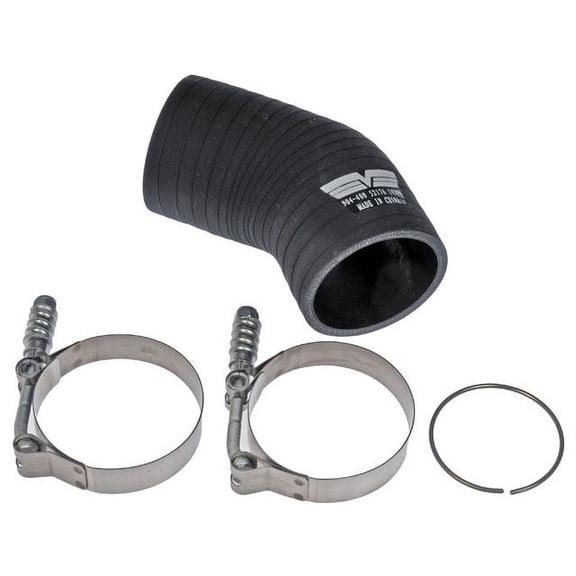 Turbocharger to Line Hot Side Turbocharger Intercooler Hose - Compatible with 2006 - 2007 Ford F-550 Super Duty 6.0L V8