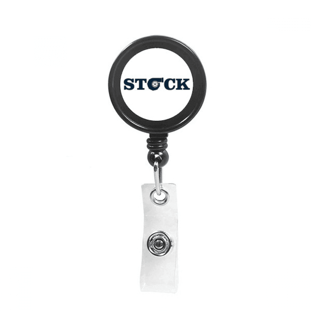 Turbor Reserve Car Art Deco  Fashion Retractable Keychain Badge Holder ID Badge