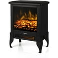 thumbnail image 1 of Turbro Suburbs TS17 Compact Electric Fireplace Stove, 18 Freestanding Stove, Realistic Flame, Overheating Safety Protection- 1400W, 1 of 8