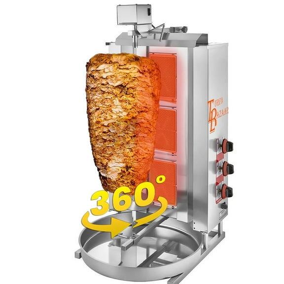 Turcobazaar Commercial 110V ELECTRIC Jacket Potato Oven 3 Drawers, Stainless Steel, 36-45 Potatoes/Hour