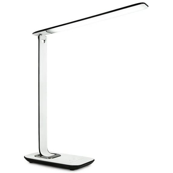 Turcom Dimmable Eye-caring LED Desk Lamp for Chargers with adjustable light intensity and Color