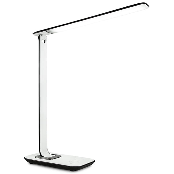 Turcom Dimmable Eye-caring LED Desk Lamp for Chargers with adjustable light intensity and Color