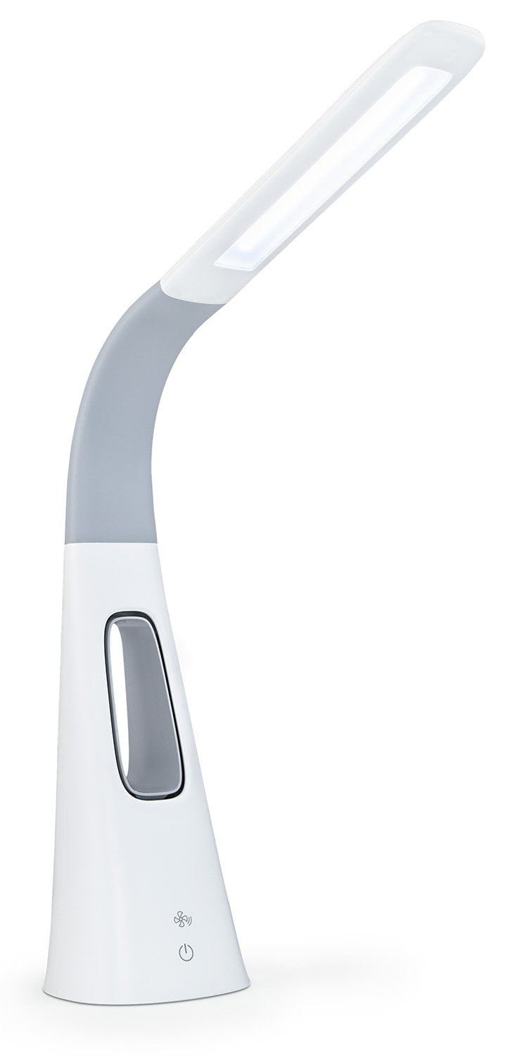 Turcom LED Desk Lamp with Fan | Dimmer Function | 12 Watt