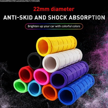 TureClos 1 Pair Bicycle Handlebar Grips Cover Comfortable Rubber Bike Handle Bar Anti-skid Sleeve BMX MTB Mountain Bicycle Parts