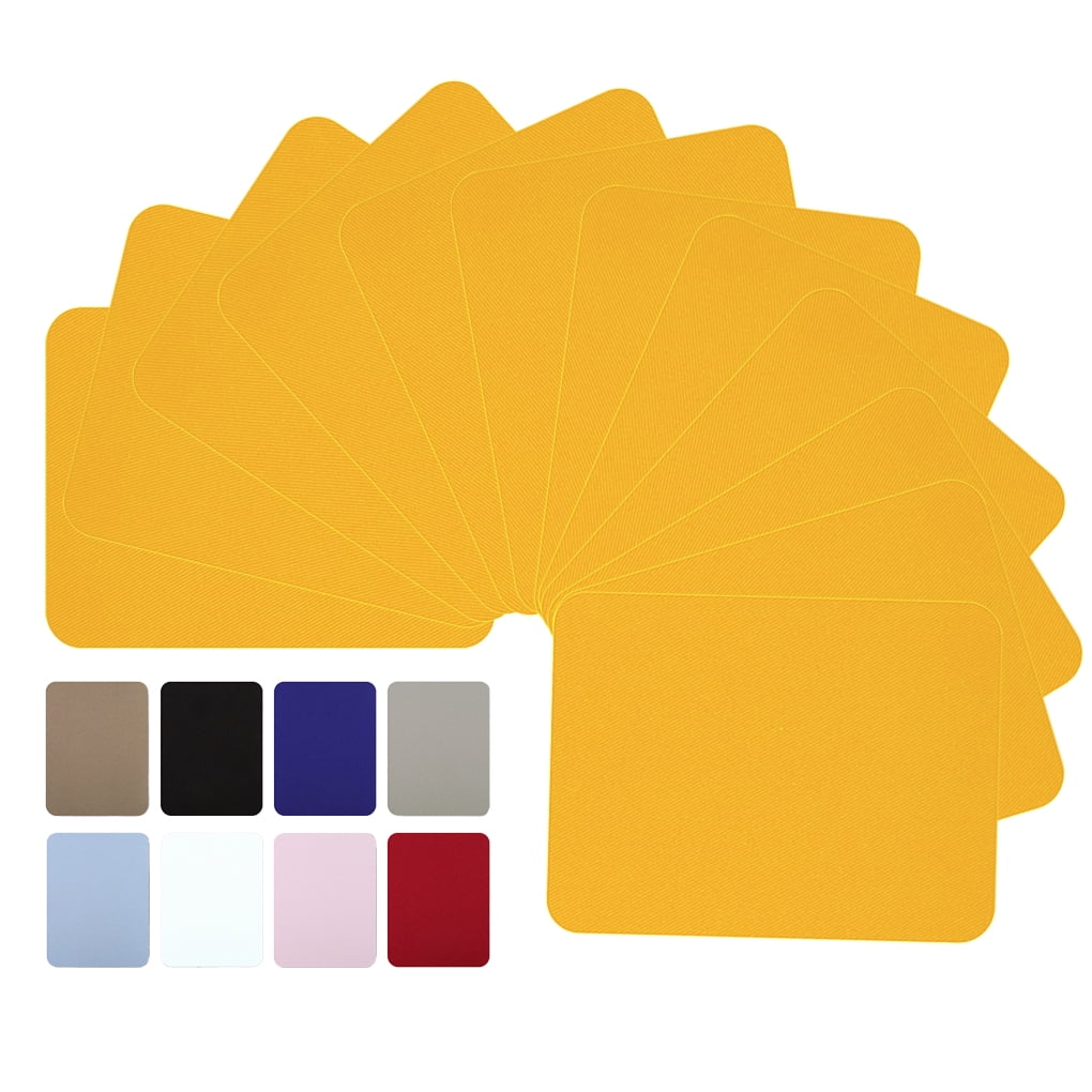 TureClos 10 Sheets IronOn Mending Fabric 4.92×3.74 Inch Iron On