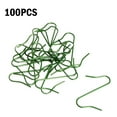 thumbnail image 1 of TureClos 100PCS Metal Ornament Hooks S-shaped Swirl Hanger Christmas Tree Decoration Accessories, Green, 1 of 9
