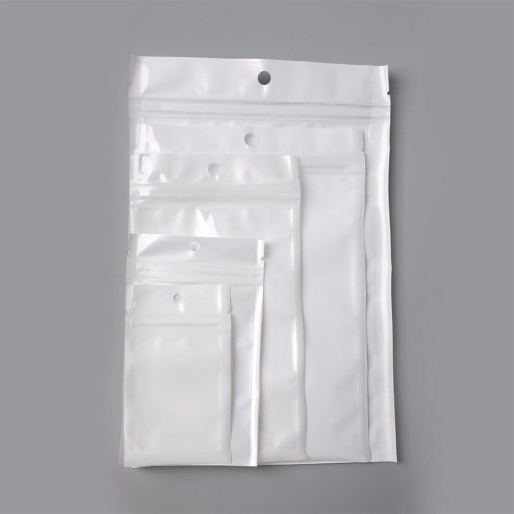 Self Seal Plastic Adhesive Garment Bags, Cristal Clear polythene Pouches  for Packing Saree and Other Clothes (14x18, 100)