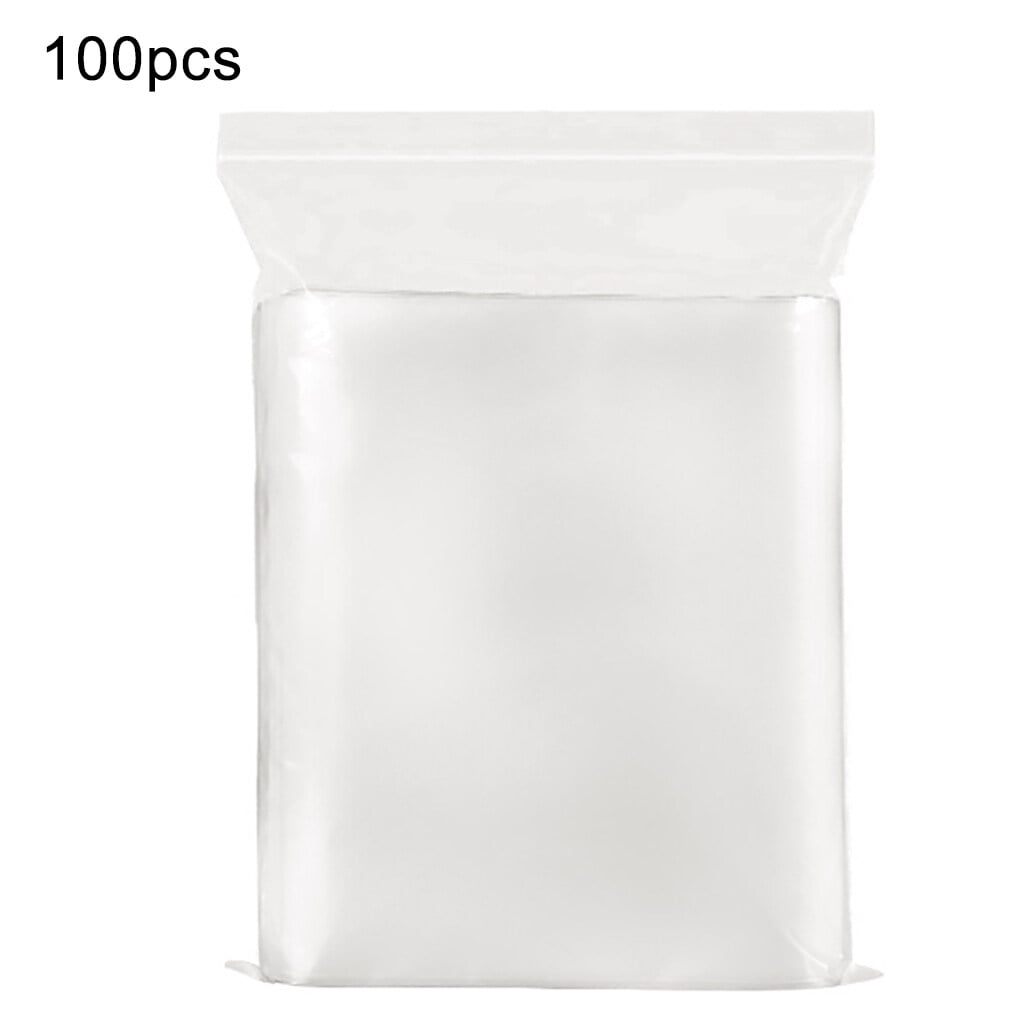TureClos 100Pcs Clear Self Sealing Bags Thicken Foood