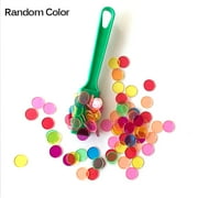 TureClos 101Pcs Magnetic Wand Set Educational Plastic Counting Chip Diy Playing Sensory Chip Toy Funny Magnetic Stick Wand For 16-18 Months Baby