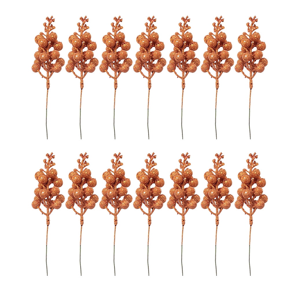 TureClos 14 Pieces Christmas Tree Flower Decoration Craft Wedding