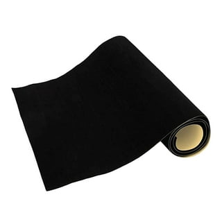 5 Mtrs x 450mm wide roll of BLACK STICKY BACK SELF ADHESIVE FELT / BAIZE