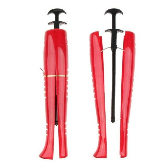 TureClos Boots Stand Holder Automatic Tall Boot Shoe Stretcher Support Keeper Red