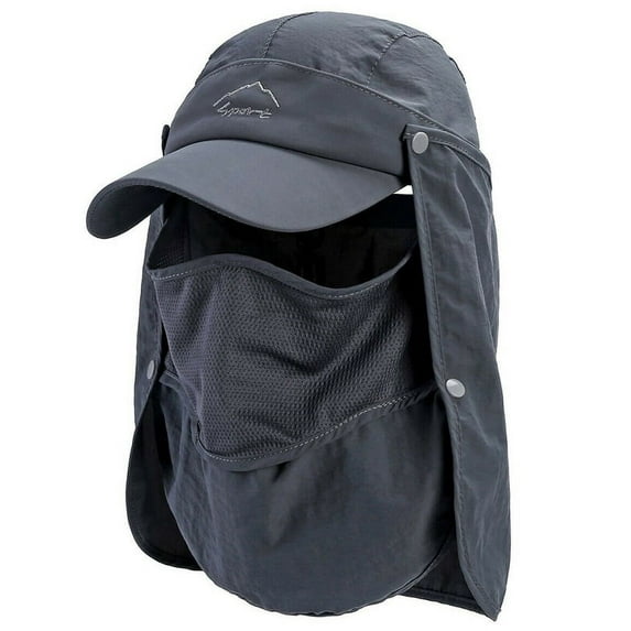 TureClos Foldable Sun Protection UV Fishing Camping Hiking Hat Windproof Sun Hat