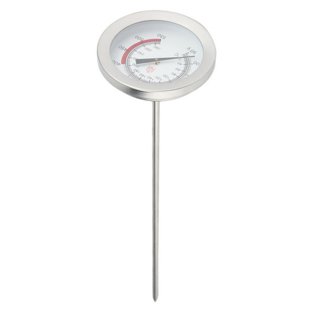 Frying Oil Fryer Fries Fried Chicken Wings Bbq Grill Thermometer Stainless  Steel，Deep Fry Thermometer，Dial Thermometer，Best for Turkey,BBQ,Grill