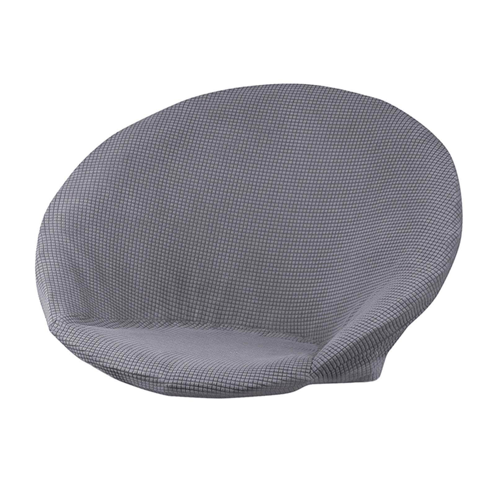 TureClos Jacquard Fabric Saucer Chair Slipcover Stretch Removable Moon