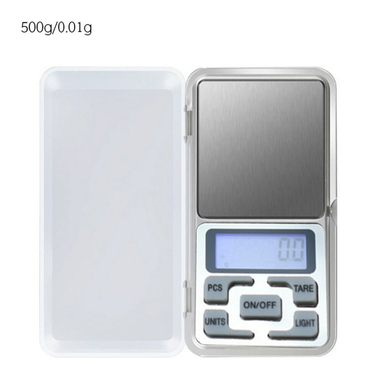 TureClos Jewelry Scale LCD Digital Pocket Electronic Balance Mini Portable  Kitchen Food Scale, 500g/0.01g