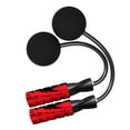 thumbnail image 1 of TureClos Jump Rope Adjustable Cordless Skipping Rope with 2 Bearing Weighted Ball for Training Fitness, Red, 1 of 10