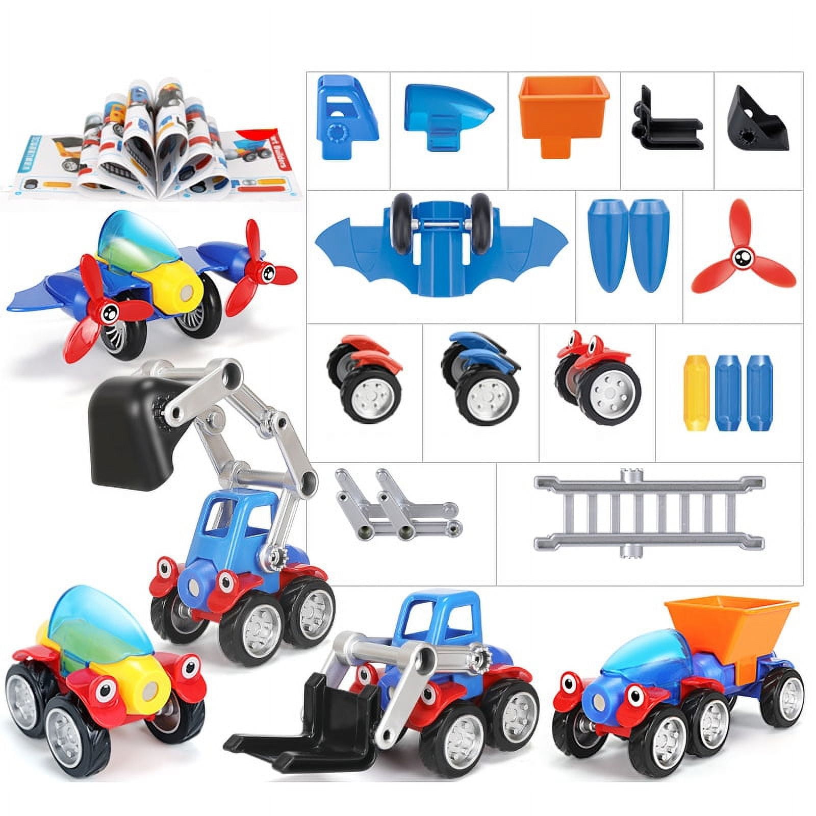 Magnetic toy car best sale set