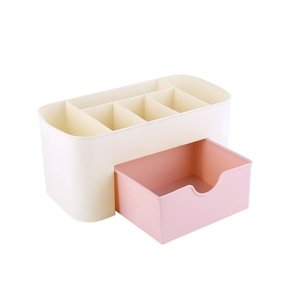 TureClos Nail Art Multi Grid Storage Box Tools Container Case Organizer Makeup Brushes Pen Cabinet Drawer Type