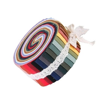  Jnenery Jelly Roll Fabric Strips for Quilting, Jelly