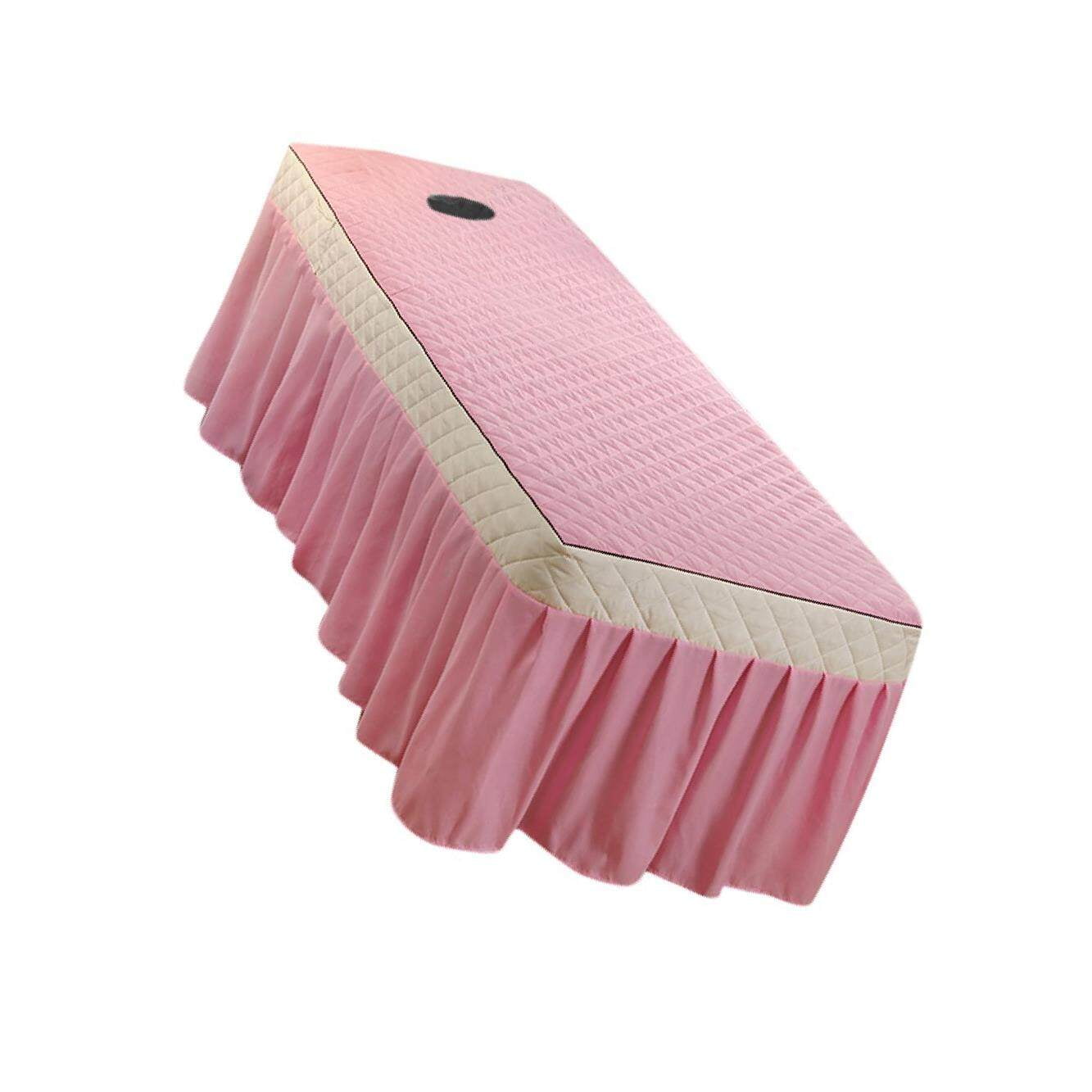 TureClos SPA Massage Table Skirt Beauty Bed Quilted Sheet with Valance