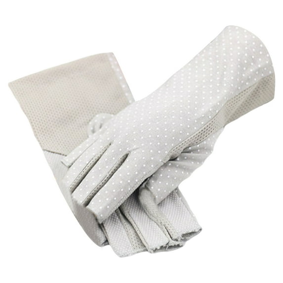 TureClos Sunscreen Mittens Breathable Non-slippery Women Supplies Multiple Colors Free Size Summer Clothes Driving Mitten Hand Cover