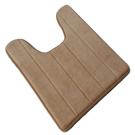 TureClos U-type Memory Cotton Toilet Mat Carpet Anti-slip Elastic Bathroom Mat