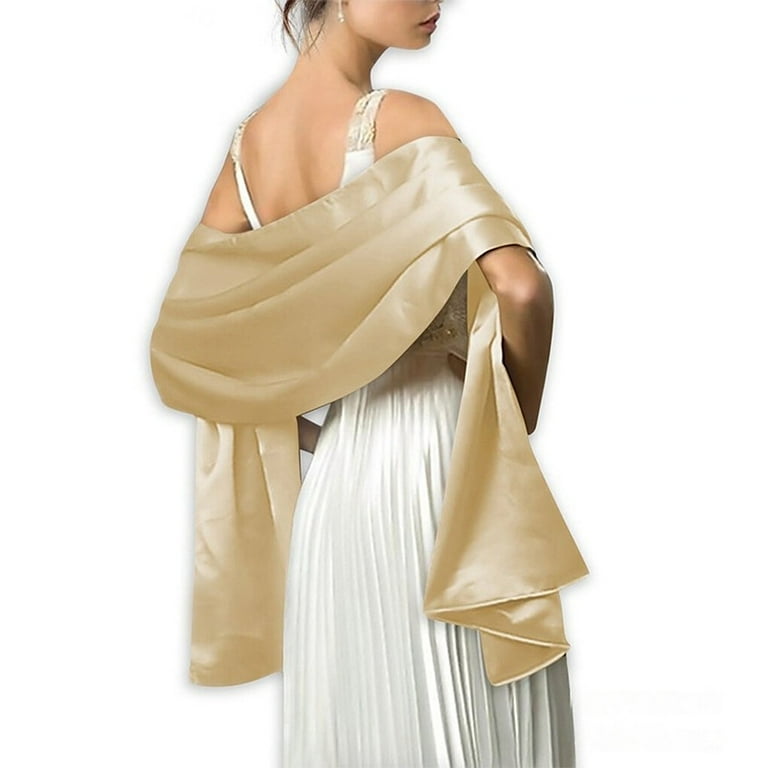 Gold formal clearance shawl