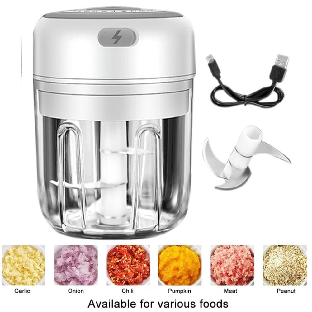 TureClos Vegetable Chopper USB Electric Garlic Mincer Wireless