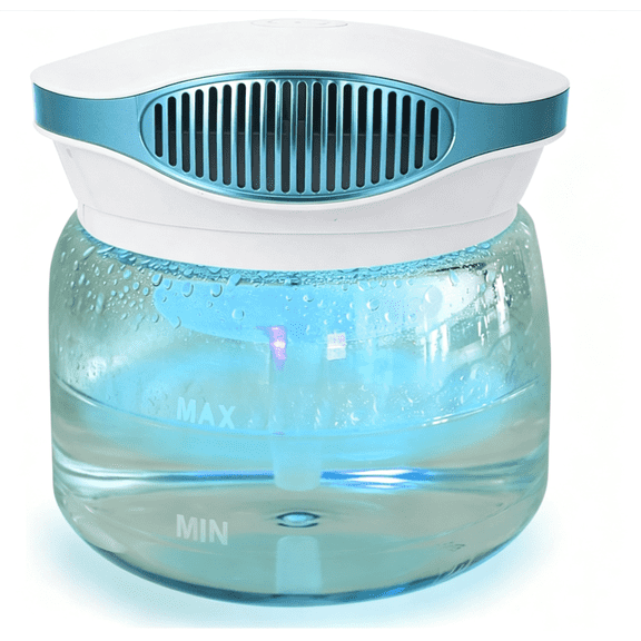 TureHom Humidifier for Room,Water Wash Humidifier, Quiet Cool Mist Humidifier for Home Bedroom Kitchen Office Pet Room,Blue