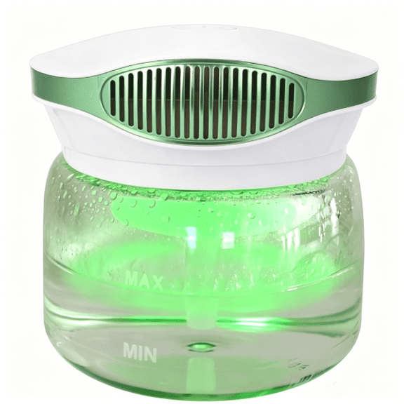 TureHom Humidifier for Room,Water Wash Humidifier, Quiet Cool Mist Humidifier for Home Bedroom Kitchen Office Pet Room,Green