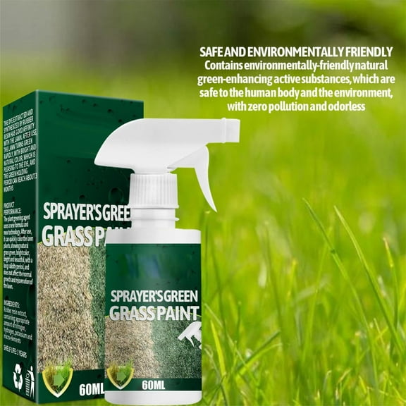 Turf Colorants - Premium Spray On Green Grass Paint For Lawns - Revives Dry, Patchy Yards - Versatile Grass Hue - Easy To Use, Concentrated Turf Grass Dye