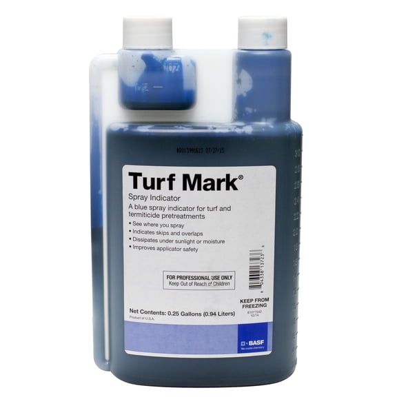 BASF Turf Mark Blue Spray Marking & Pattern Indicator Dye for Weed, Fertilizer & Herbicide Application on Grass and Lawns, Non-Permanent 32 oz