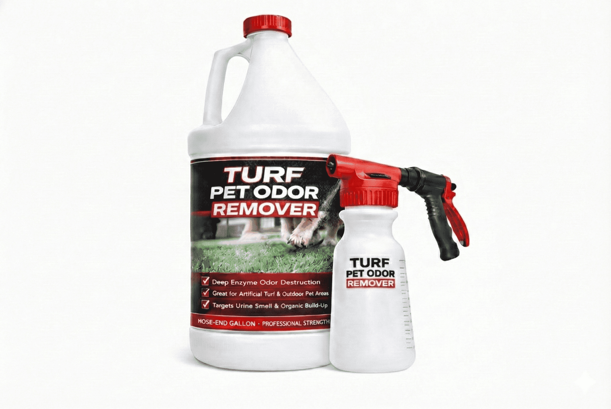 EVEN Turf Pet Odor Remover, Enzyme-Based Outdoor Cleaner, 1 Gallon, for Artificial Turf, Lawns and Patios