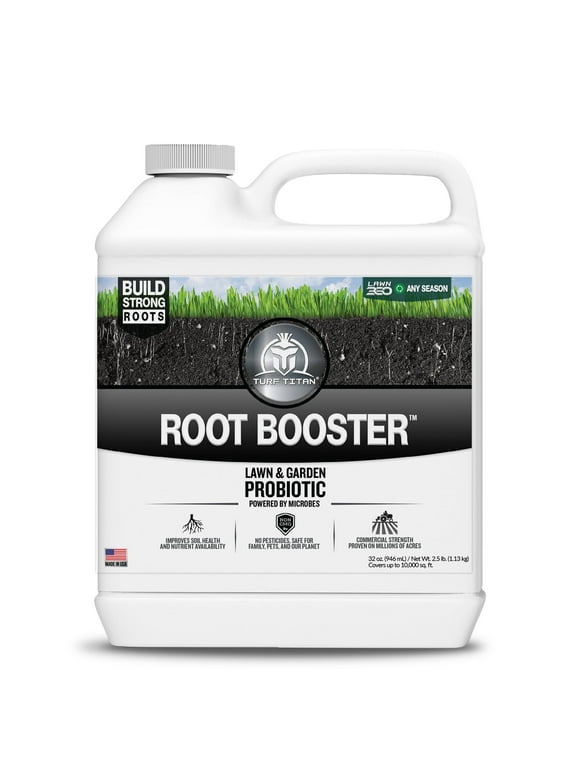 Turf Titan Root Booster, Lawn Probiotic and Garden Soil Enhancer, 32 oz
