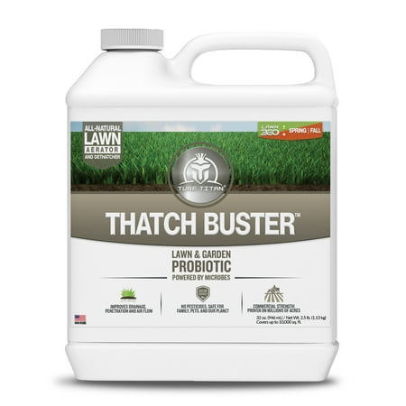 Turf Titan Thatch Buster, All-Natural Liquid Lawn Aerator & Dethatcher 32oz