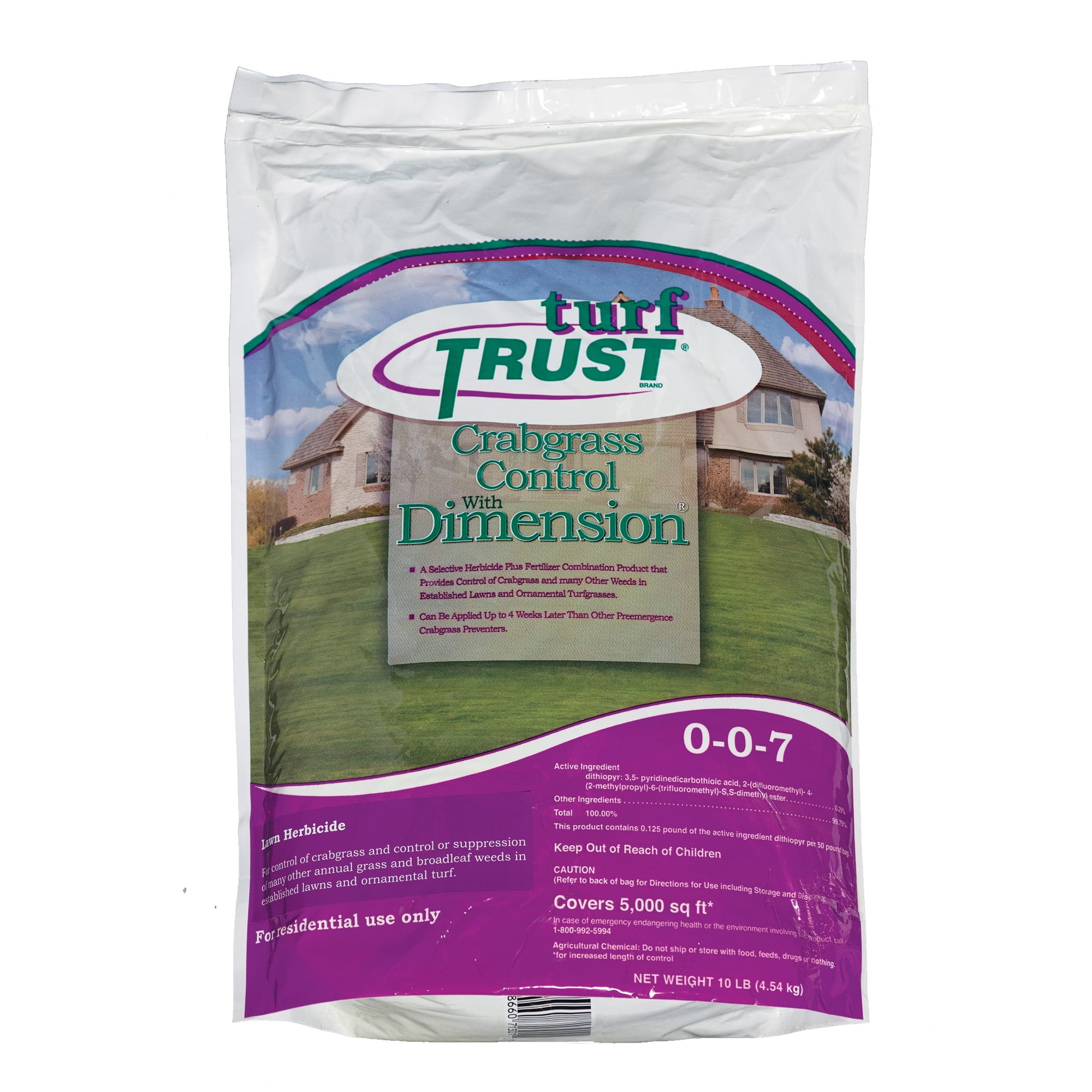 Turf Trust Crabgrass Control with Dimension 007, 5M, 10 Pound Bag