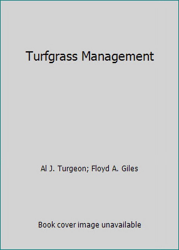 Pre-Owned Turfgrass Management (Hardcover) 0139334254 9780139334252