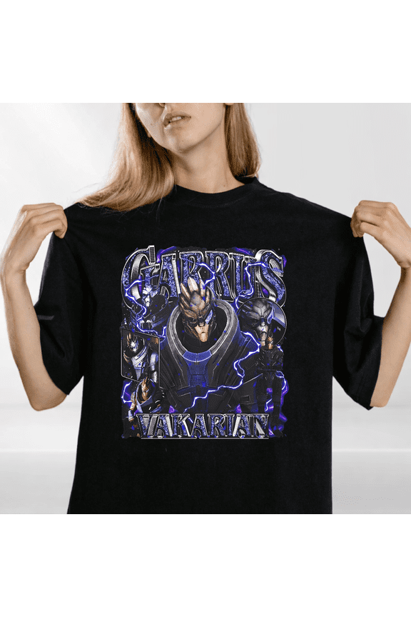 Turian Sniper Space Hero Graphic T-shirt Sci-Fi Video Game Top,for men and women up to 5XL